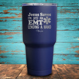 Jesus Saves EMT Coated Drinkware