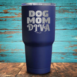 Dog Mom Diva Coated Drinkware