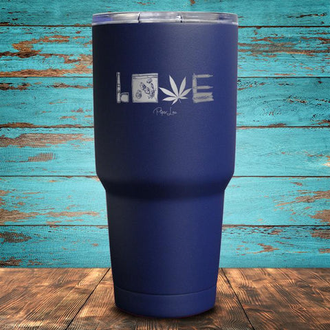 Weed Love Coated Drinkware