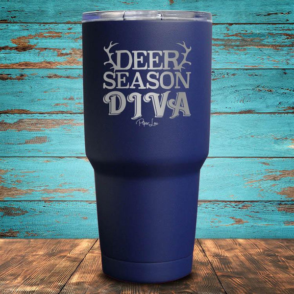 Deer Season Diva Coated Drinkware