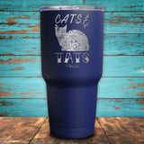 Cats & Tats Coated Drinkware