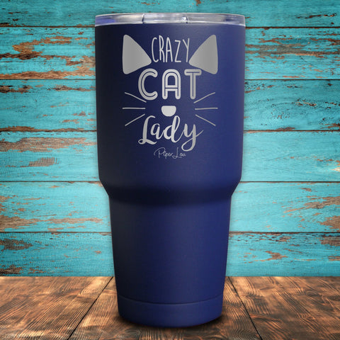 Crazy Cat Lady Coated Drinkware