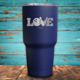 Bowling Love Coated Drinkware