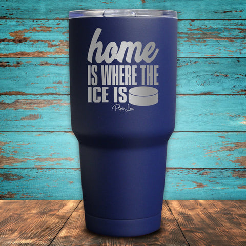 Home Is Where The Ice Is Coated Drinkware