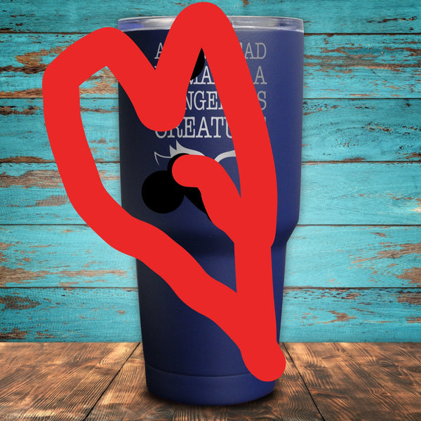 A Well Read Woman is a Dangerous Creature Coated Drinkware