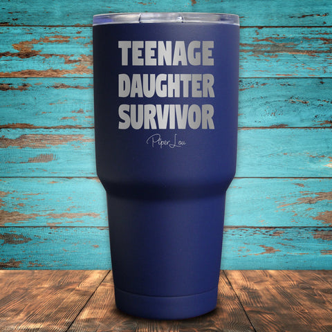 Teenage Daughter Survivor Coated Drinkware