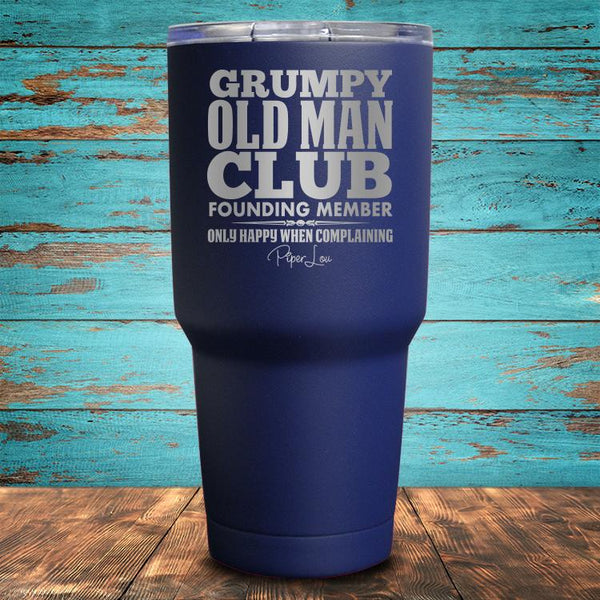 Grumpy Old Man Club Coated Drinkware