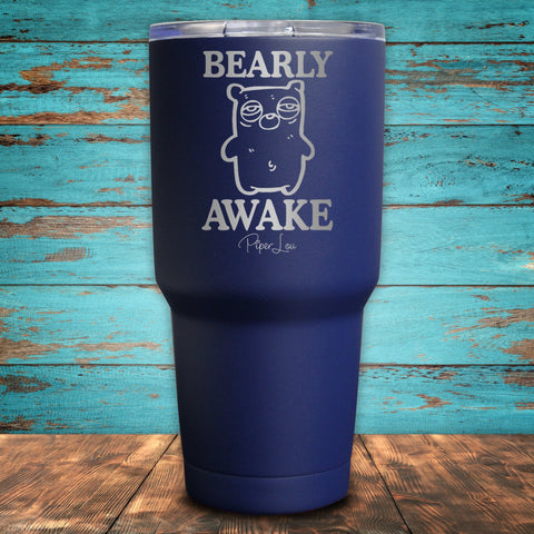 Bearly Awake Coated Drinkware