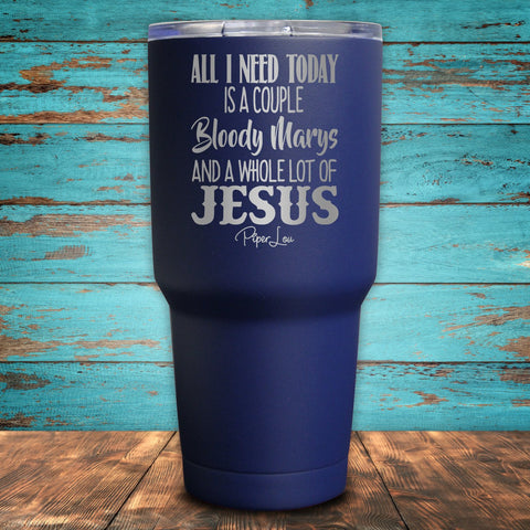 Jesus And A Bloody Mary Coated Drinkware