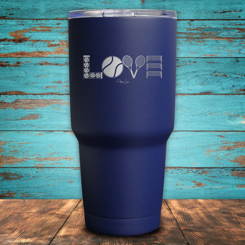 Tennis Love Coated Drinkware
