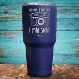 I May Snap Coated Drinkware