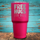 Free Hugs (for dogs) Coated Drinkware