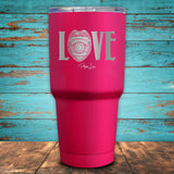 Police Love Simple Coated Drinkware