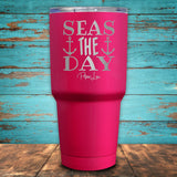 Seas The Day Coated Drinkware