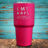 EMT Naps Netflix Coated Drinkware