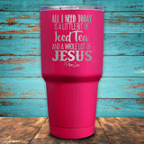 Jesus and Iced Tea Coated Drinkware