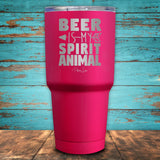 Beer Is My Spirit Animal Coated Drinkware