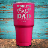 World's Best Dad Coated Drinkware