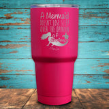 A Mermaid Doesn't Lose Sleep Coated Drinkware