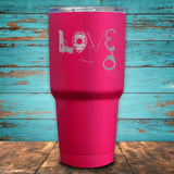 Police Love Coated Drinkware