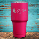 Barrel Racing Love Coated Drinkware