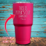 This is Your Cup (Custom Name) Coated Drinkware