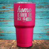 Home Is Where The Ice Is Coated Drinkware