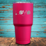 Baseball Love Coated Drinkware