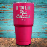 IF You Like Piña Coladas Coated Drinkware