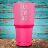 Live Love Lake Coated Drinkware