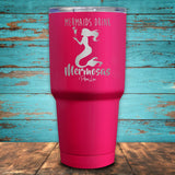 Mermaids Drink Mermosas Coated Drinkware