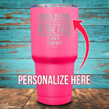 Dear Husband (CUSTOM) Coated Drinkware