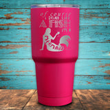 Drink Like A Fish Mermaid Coated Drinkware