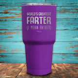 Worlds Greatest Farter Coated Drinkware