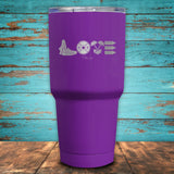 Fitness Love Coated Drinkware