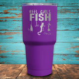 Reel Girls Fish Coated Drinkware