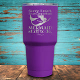 Important Mermaid Stuff Coated Drinkware