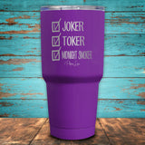Joker Toker Midnight Smoker Coated Drinkware