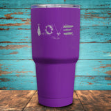 Fishing Love Coated Drinkware