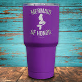 Mermaid Of Honor Coated Drinkware