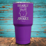 Bearly Awake Coated Drinkware