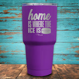 Home Is Where The Ice Is Coated Drinkware