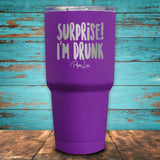 Surprise! I'm Drunk Coated Drinkware