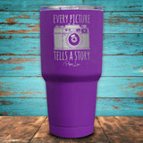 Every Picture Tells A Story Coated Drinkware