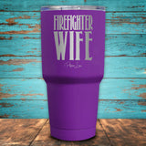 Firefighter Wife Coated Drinkware