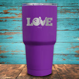 Bowling Love Coated Drinkware