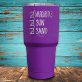 Checklist - Margaritas, Sun, Sand Coated Drinkware