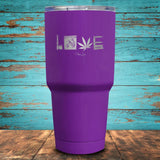Weed Love Coated Drinkware