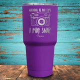 I May Snap Coated Drinkware
