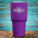 I'm A Mermaid Jealous? Coated Drinkware